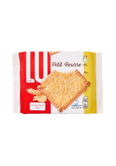 Lu Petit Beurre Tereyağlı Bisküvi 200 G - 7 Adet Tarı