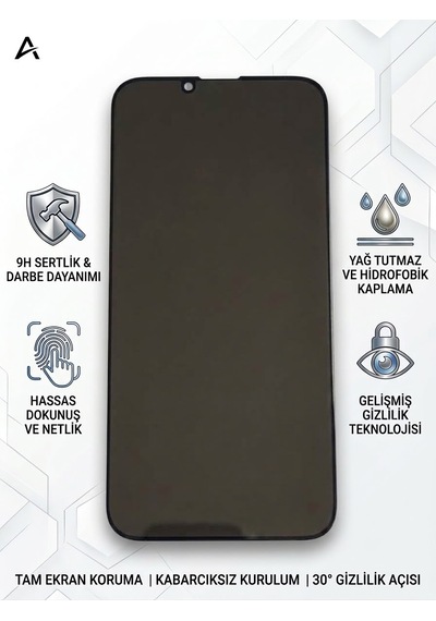Iphone 16 Uyumlu Ekran Koruyucu Hayalet Cam