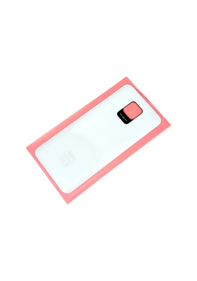 Redmi Note 9s Note 9 Pro Arka Kapak Batarya Kapağı Cam Beyaz