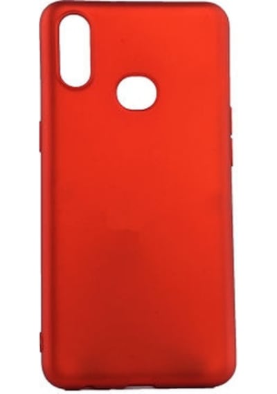Samsung Uyumlu Galaxy A10s Kılıf Esneyebilen Şık Sofina Silikon Kapak Kirmizi