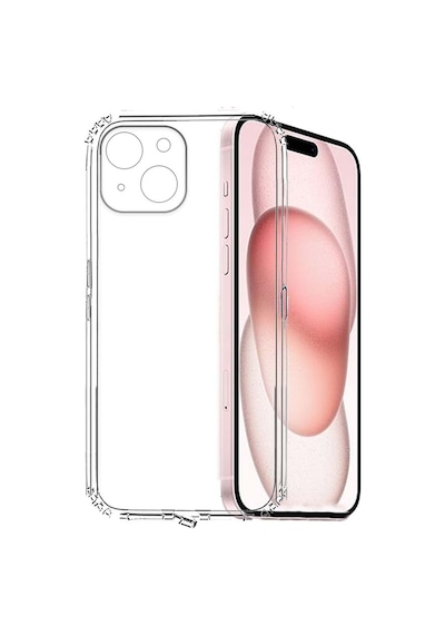 Kvy Apple Uyumlu iPhone 15 Plus Kamera Korumalı Süper Silikon Kılıf