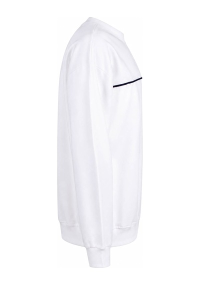 Trender Biyeli Basic O Yaka Ekru Erkek Sweatshirt 27kdt1000001