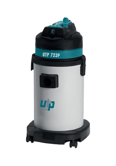 Utp723p 32 Litre Endüstriyel Islak Kuru Elektrikli Süpürge, 1200w Tek Motorlu Sanayi Tipi Vakum Makinesi, 5m Kablolu Dayanıklı Plastik Gövde, Atölye Fabrika Ve Ofis Temizliği İçin