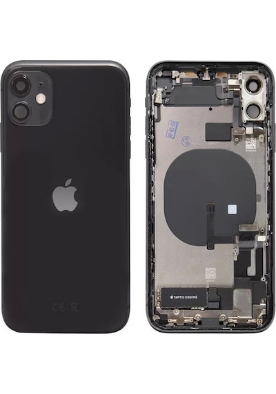 Apple Uyumlu iPhone 11 Kasa Kapak Dolu Kırmızı