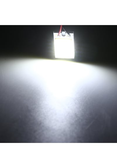 Araç İçi Tavan Plaka Bagaj Aydınlatma Oto Cob Led 2 Farklı Soket