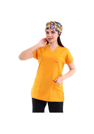 Bflex Soft Yarasa Kol Tek Üst - 6431 Hardal-5852-6431 Hardal