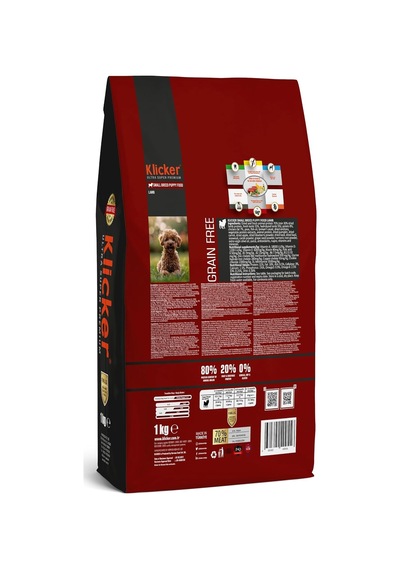 Yavru Köpek Maması Hypoallergenic Mini Irk Kuzulu 1 Kg