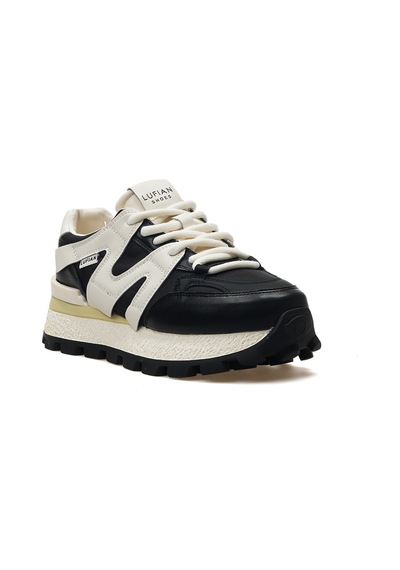 Lufian Emıly Kadın Deri Sneaker Günlük Spor Ayakkabı 25y 121230019 Z Siyah Siyah