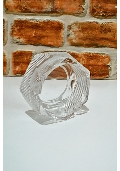 Dekoratif Cam Kül Tablası- Cam Küllük Mod1 9,5 Cmx 5 Cm