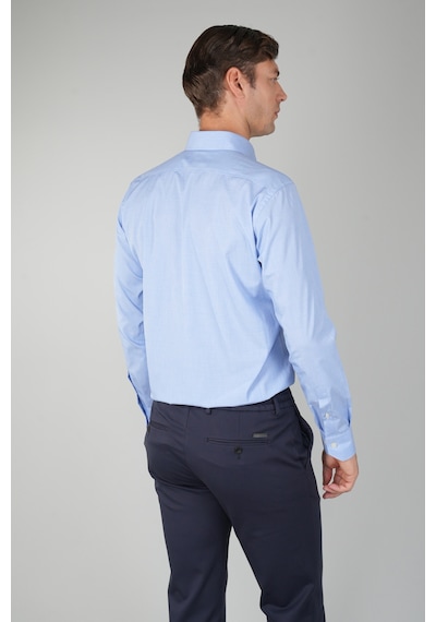 Bisse Erkek Regular Fit Pamuk Klasik Mavi Gömlek Gmkls252132 D35 Mavi