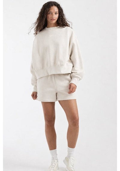 Nike Sportswear Essential Collection Fleece Oversized Kadın Sweatshirt Krem