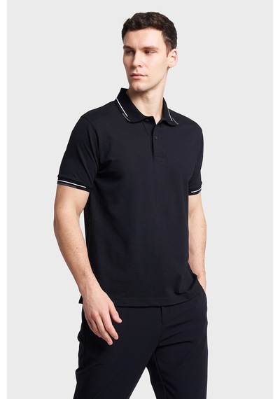 Lescon Erkek Kısa Kol Polo Yaka T-shirt 26y-1132 Siyah