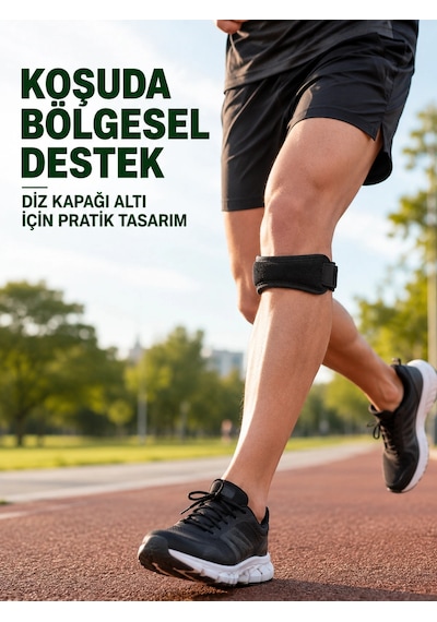 Trendexa Mey İthalat İz Altı Tendon Destek Bandı Ayarlanabilir Cırtlı Sporcu Bandı