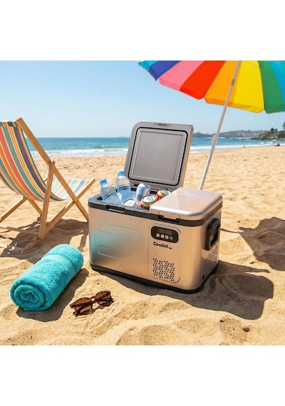 Coolist Clk40d 12/24v/220volt 39 Litre Çift Bölmeli Outdoor Kompresörlü Bluetooth Bağlantılı Oto Buzdolabı