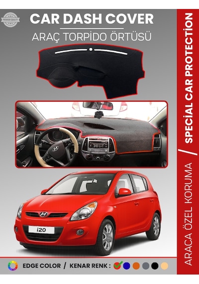 Hyundai İ20 2008-2014 Torpido Örtüsü Göğüs Koruma Araca Özel Uv Koruma - 854 Stiloto
