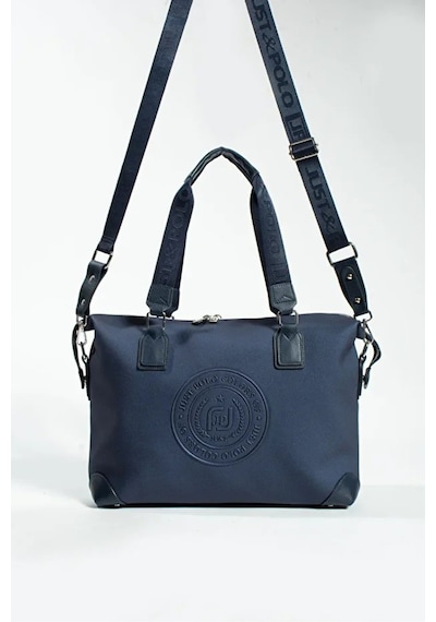Just Polo Kadın Büyük Valiz Boy Ayarlanabilir Askılı Lüks El Ve Omuz Çantası Shopper Ebat: 33 X 40 Cm Lacivert
