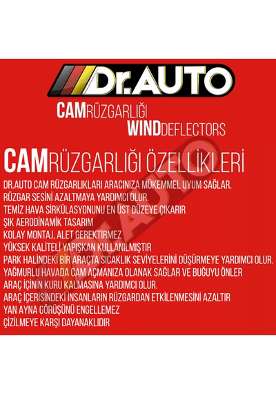 Volkswagen Polo 1995-2002 Arası Cam Rüzgarlığı 4'lü