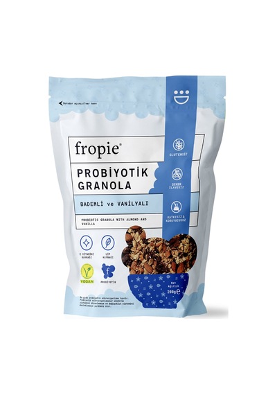 Fropie Badem&vanilya Probiyotik Granola 200 G - 4 Adet Tarı