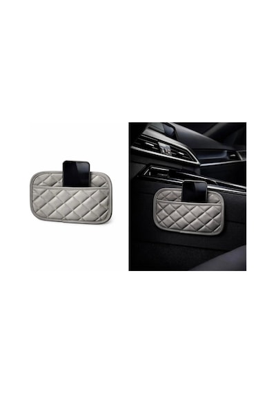 Toyota Corolla Cross Deri Organizer Cep Düzenleyici Gri