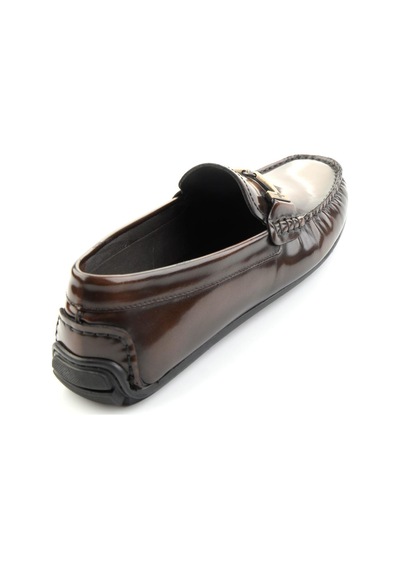 Kahve Hakiki Deri Erkek Loafer Ayakkabı E01648504214