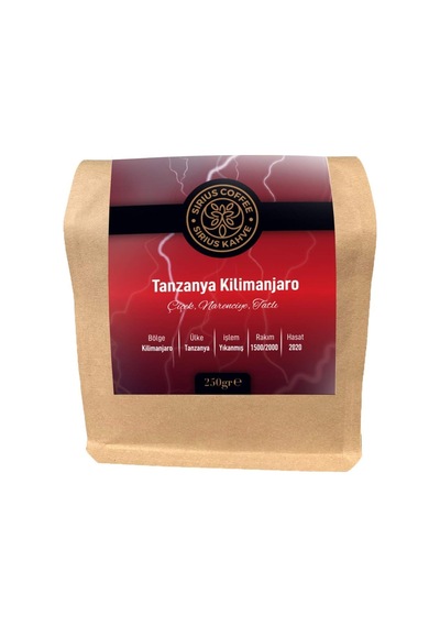 Sirius Premium Kahve Tanzanya Kilimanjaro 250 Gr - Çekirdek Aeropress