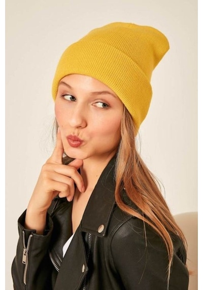 Eleven Markets Hardal Sarısı Bere Unisex