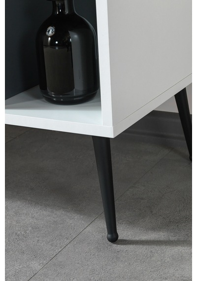 4112 Şile Metal Ayaklı Metal Kulplu 100 Cm Konsol - Tv Ünitesi - Yemek Odası - Kahve Köşesi Beyaz 4112 Şile Metal Ayaklı Metal Kulplu 100 Cm Konsol - Tv Ünitesi - Yemek Odası - Kahve Köşesi Beyaz