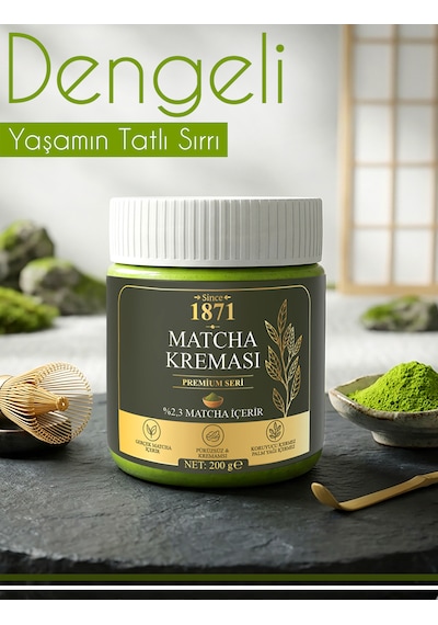 Matcha Kreması Premium Seri %2,3 Matcha İçerir 200 G