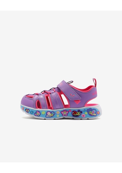 Skechers Play Scene Splash - Cute Crew Küçük Kız Çocuk Mor Sandalet 303162n Lvmt Mor