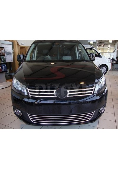 S-Dizayn  Volkswagen Caddy Krom Ön Panjur 2 Prç 2010-2015