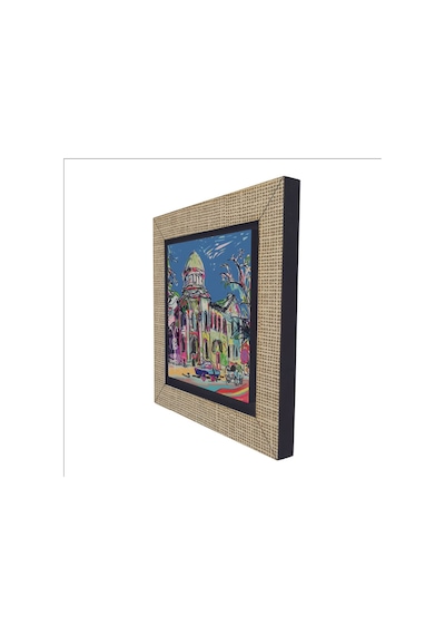 Ukrayna Görseli Baskılı Mdf Magnet 7x7 411