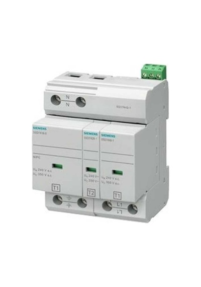 Siemens 5sd7442 1 B Ve C Sınıfı 2 Kutuplu Tt Ve Tn S Sistemleri İçin Kombine Parafudr