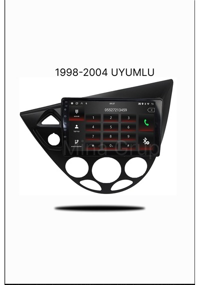 Snp Serisi Ford Focus 1 Mk1 Uyumlu 9" Multimedya Android Teyp 4-64 Gb + Kamera li 9"