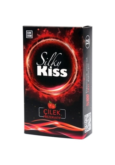 Silky Kiss Çilek Aromalı Prezervatif - C-5144