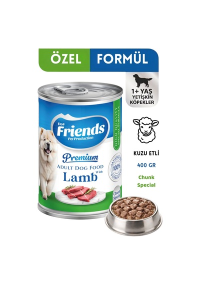 Premium Kuzu Etli Yetişkin Köpek Konservesi 400 Gr Chunk Special