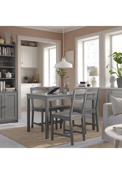 Ikea Gri Sağlam Yemek Masası - Mutfak Masası