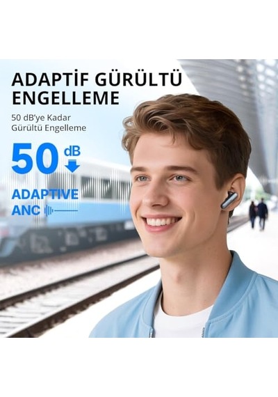 Air Pro 4i Kulak Içi Bluetooth Kulaklık - Hibrit Aktif Gürültü Engelleme - 40 Saat Kullanım Süresi - Ip55 - Siyah Genel