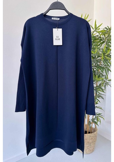 Kahijab Mira Merserize Tunik - Lacivert