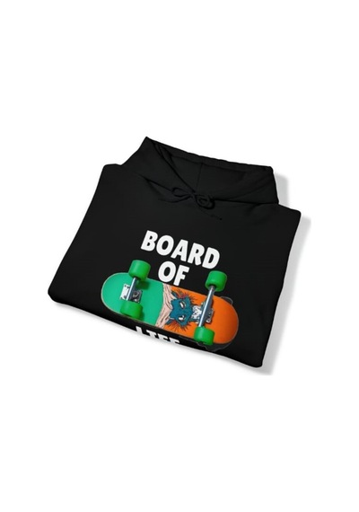 Magors Stıl-x Board Of Lıfe Baskılı, %100 Pamuklu, Oversıze, Kapüşonlu Unısex Sweatshırt Siyah Magors Stıl-x Board Of Lıfe Baskılı, %100 Pamuklu, Oversıze, Kapüşonlu Unısex Sweatshırt Siyah
