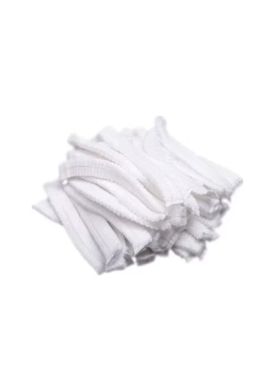 Submed Tek Kullanımlık Beyaz Bone 100 Adet