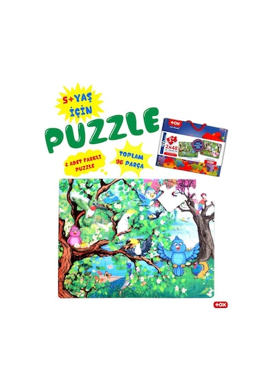 Tox Baykuş 5+ Keçe Yapboz 5 Yaş Puzzle T017