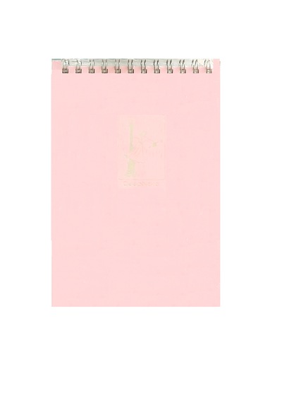 Özkan Myscala Pastel Pembe 17*24 Spiralli Düz Bloknot 100 Yap.