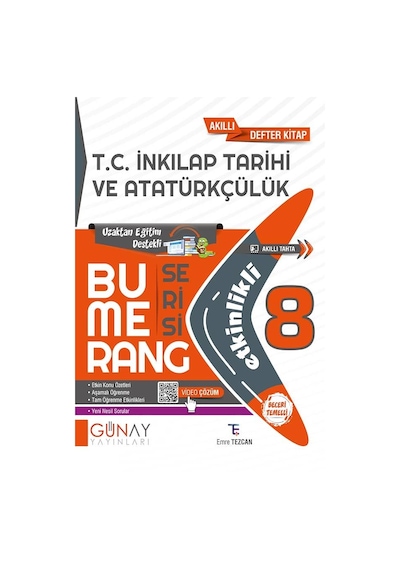 8.Sınıf Bumerang Etkinlikli T.C. Inkılap Tarihi Ve Atatürkçülük G