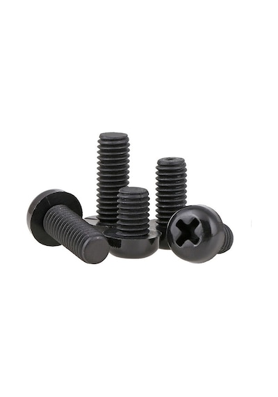 M3 X 5Mm Plastik Civata Vida Siyah X 5 Adet