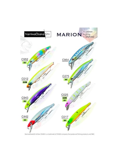 Nanıwaosakashı Marıon 120mm 20,5gr Sınkıng C017