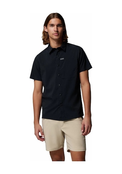Columbia Sage Peak Woven Erkek Kısa Kollu Gömlek Ao9176 Siyah