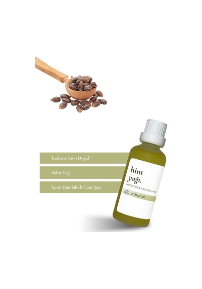 Sabunal Hint Yağı 50 ML - Saç Dökülme Karşıtı ve Saç Bakımı Doğal Yağ