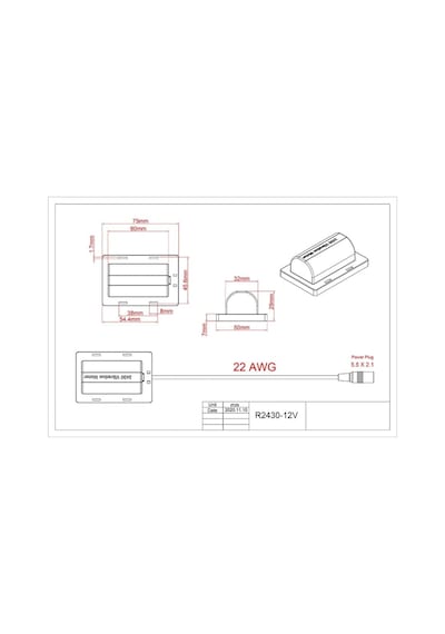 2430 Vibration Motor - Kablolu Titreşim Motoru