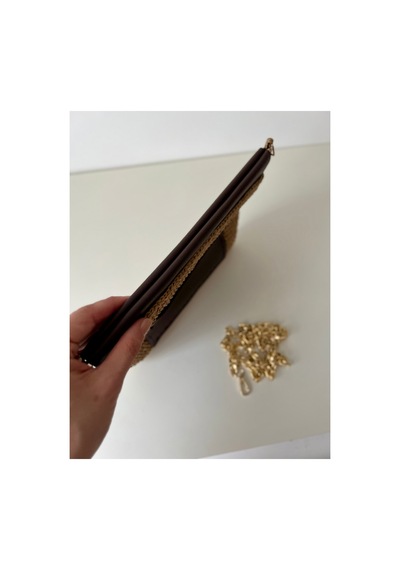 Bolca Emek El Emeği Kadın Hasır Clutch Çanta Turuncu - 921765461 Turuncu - 921765461 Turuncu
