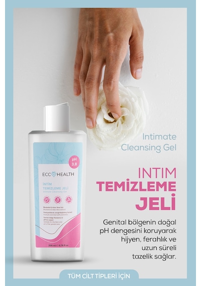 Ecc Health Hassas Ciltler İçin İntim Temizleme Jeli 200 ML